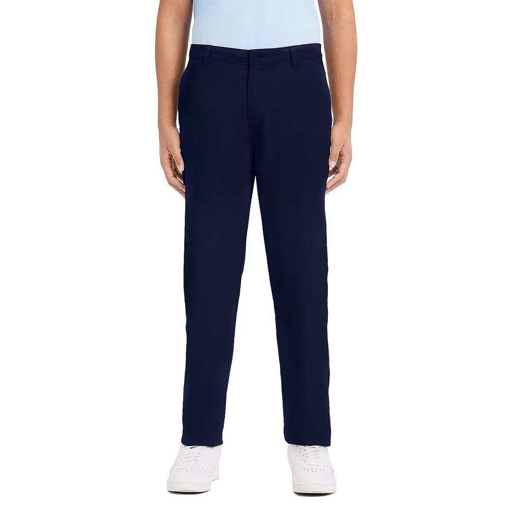 MSRP $48 IZOD Men's 31x32 Navy Regular Fit Flat Front Pants
